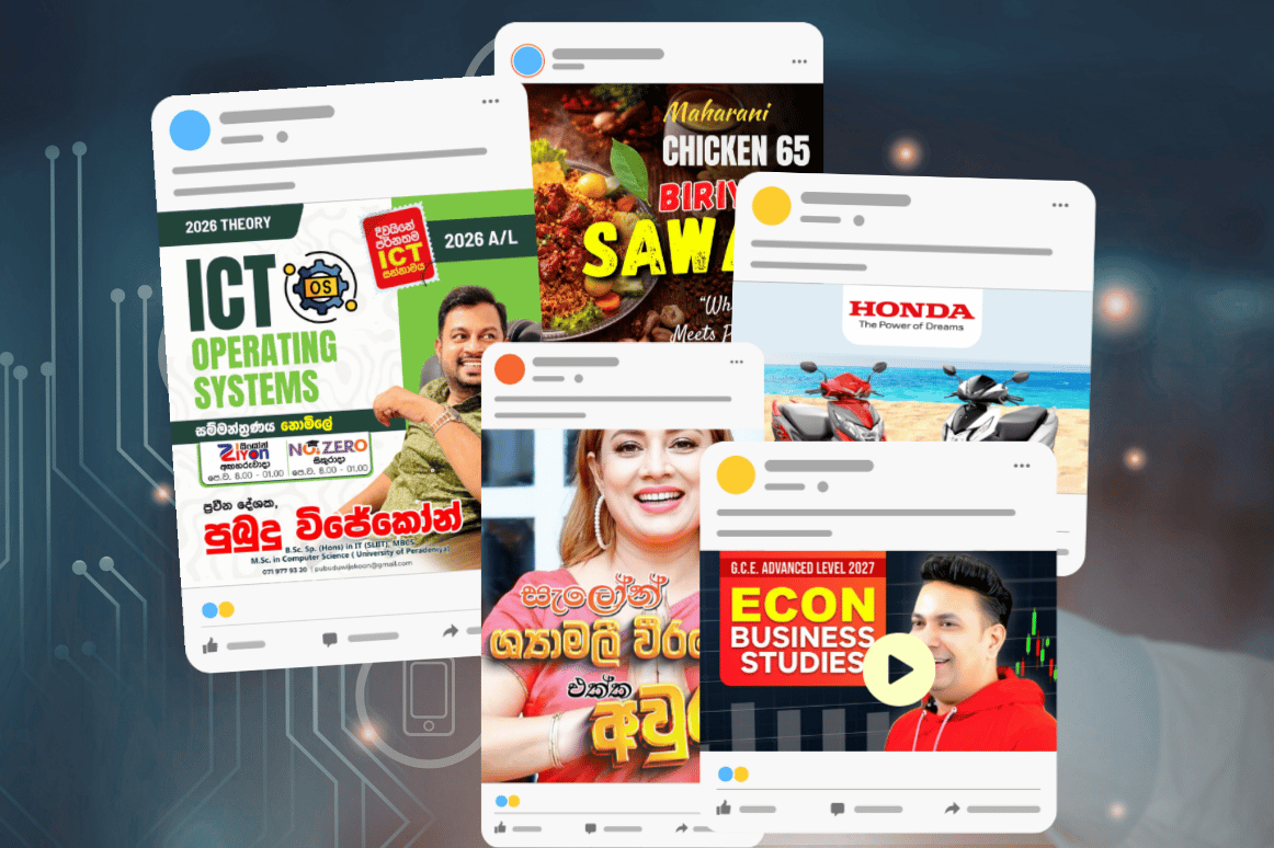 Social media post design Sri Lanka